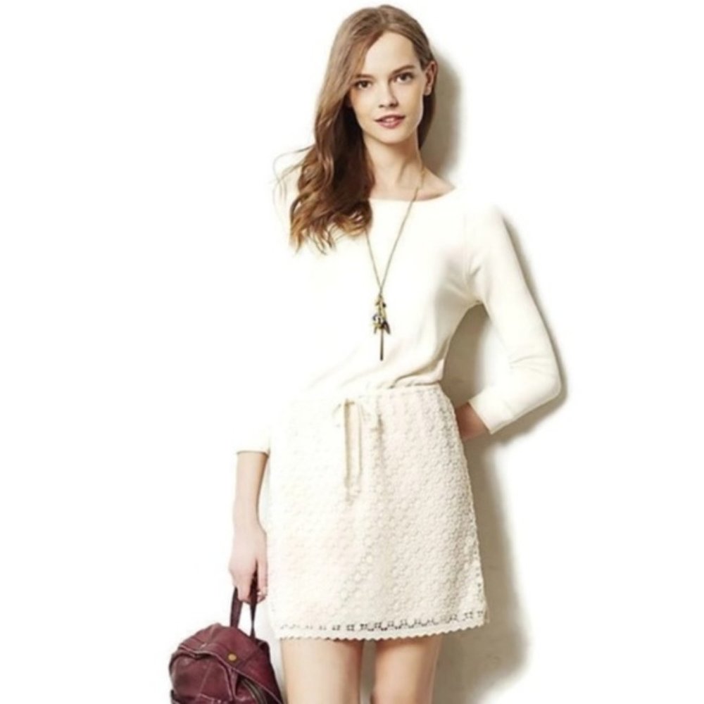 Anthropologie Saturday Sunday Crochet Knit Dress